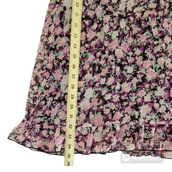 Vero Moda Vmina Inga Ditzy Floral Short Babydoll Ruffle Dress Nordstrom NEW - Picture 11 of 16